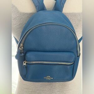 Blue Coach Mini Charlie Backpack F38263